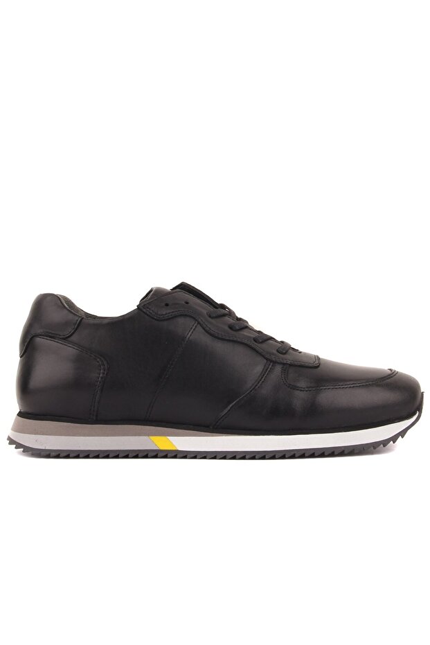- Black Leather Men's Casual Shoes 101-6015-He865