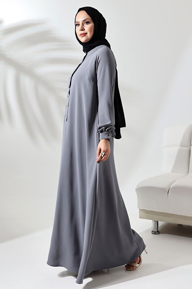 فستان مزين بمشابك - 4