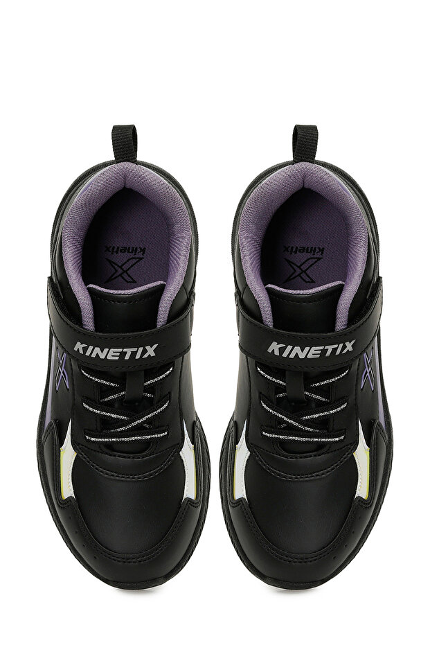 GRAND F 5PR Siyah Kız Çocuk Spor Ayakkabı - 4