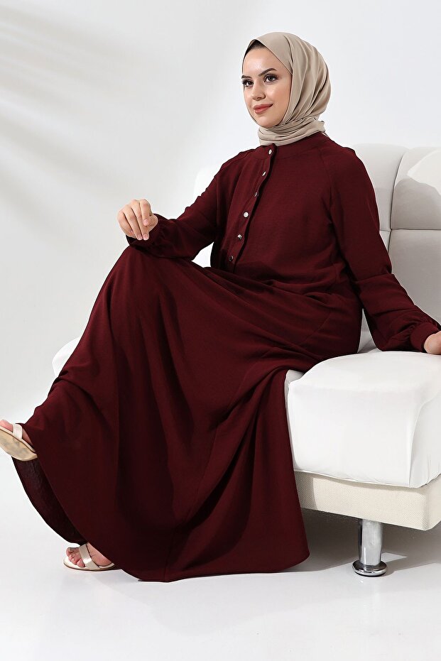 Placket Snap Dress - 8