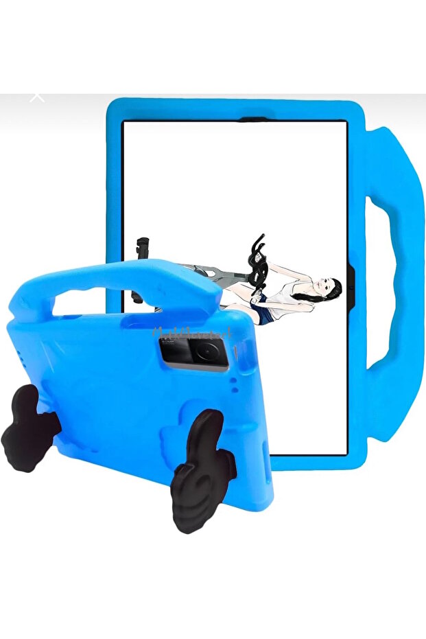 Galaxy Tab S9 Fe/S10 Fe/S10 Lite 10.9 Tablet Kılıf Çocuk Tablet Kılıfı Stand Like Emoji Karakter - 1