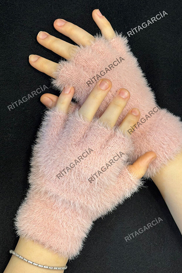Peluş Kesik Parmak Eldiven - 1