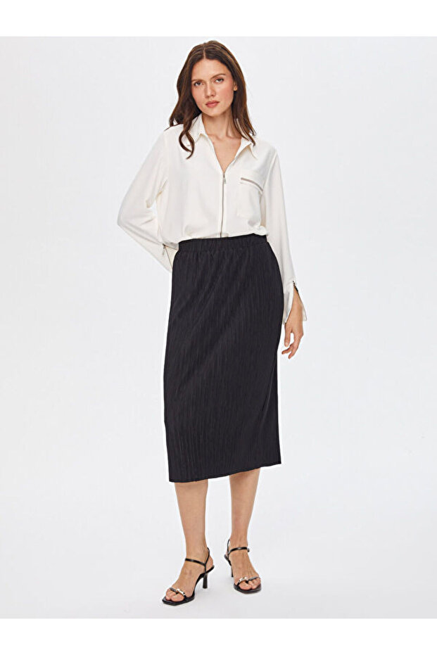 Mini Pilise Örme Etek 69287 - 1