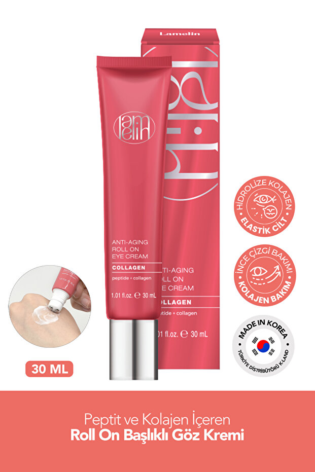 Roll on Collagen Eye Cream – 30 ml Enhanced Eye Care Experience with 3 Massage Heads