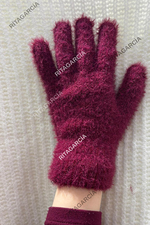 Peluş Uzun Eldiven - 5