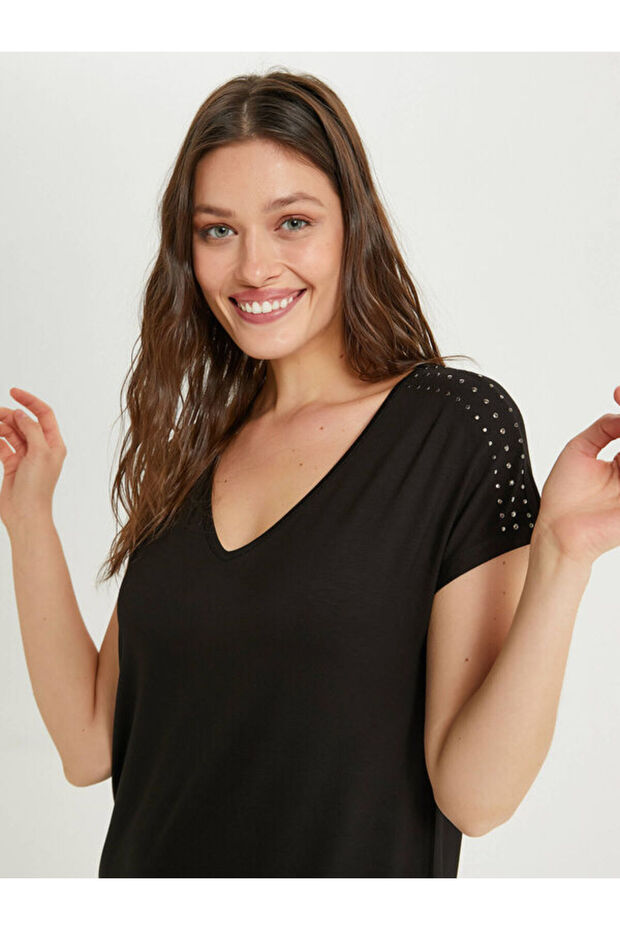 Troklu Örme Elbise B00071-2 - 3