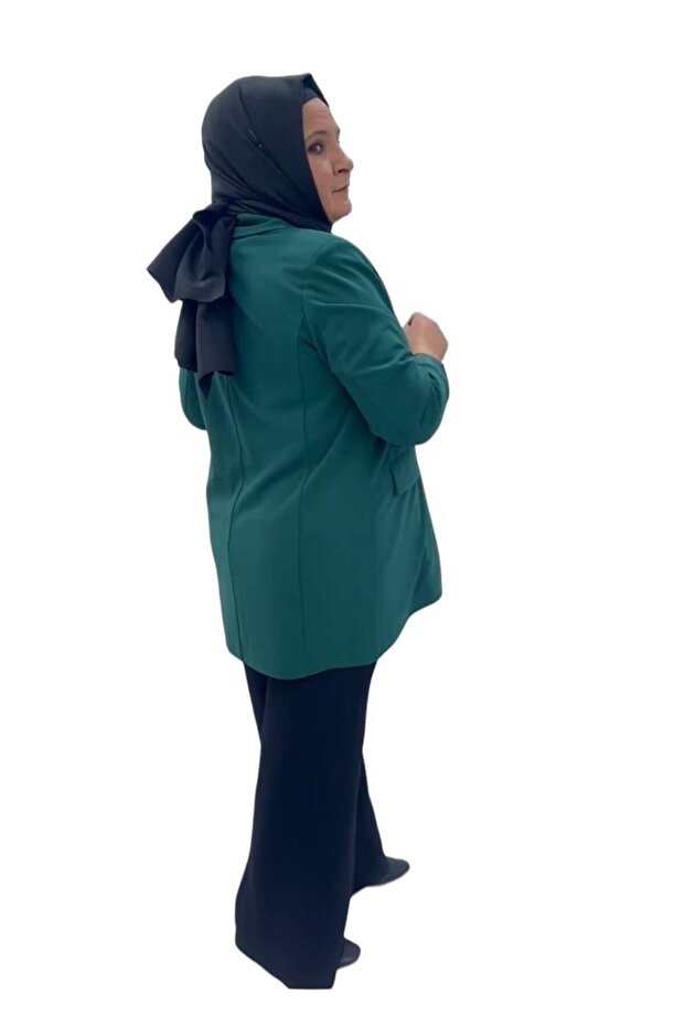 Plus Size Blazer Jacket - 3