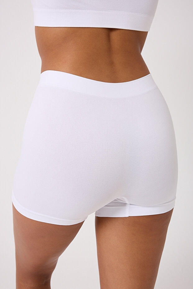 2'li Kadın Dikişsiz Basic Boxer - 8