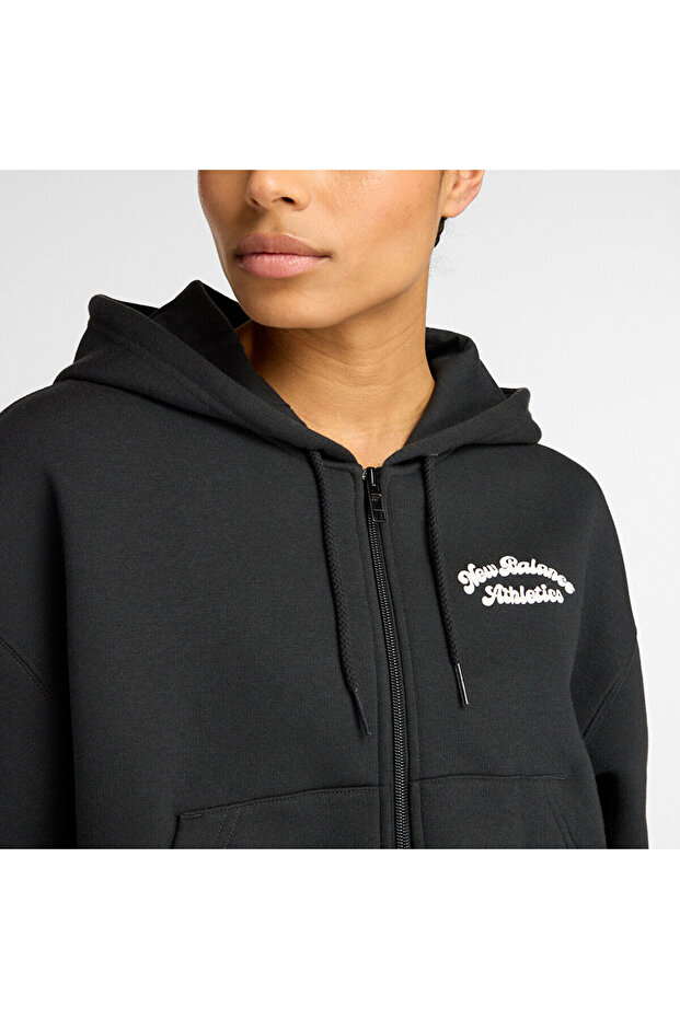 Siyah Kadın Sweatshirt - 4