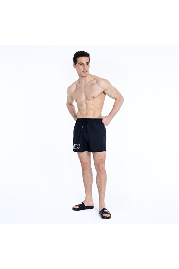 MNS1325 Siyah Erkek Deniz Şortu - 1
