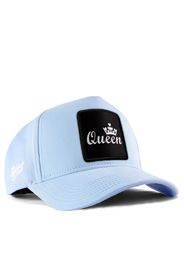 قبعة بيسبول باللون الأزرق الجليدي تحمل شعار Queen