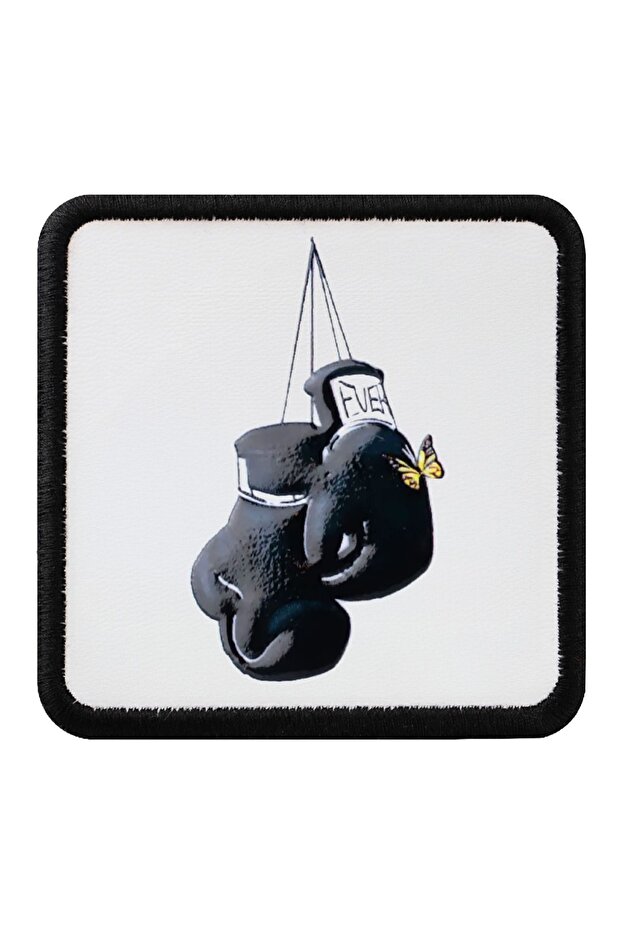 V1 Boks Eldiveni Logolu Beyaz Bench (PATCH) - 1