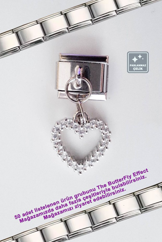 Italian Steel Bracelet - Single Charm