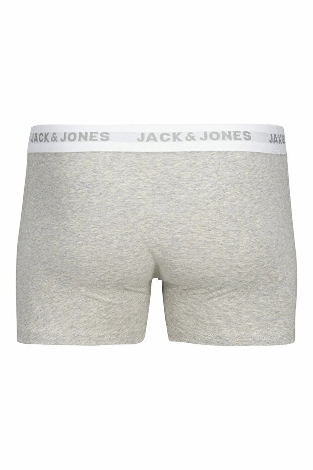 Erkek Gri Jacbasic Trunks 7 Pack Noos Boxer 12165587-Lightgrey - 6
