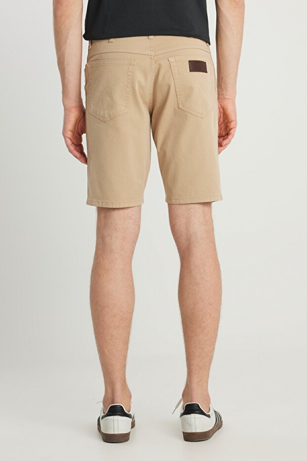 Erkek Kahve 5 Cep Non Denim Şort W211205211 Şort W211205211-Camel - 4
