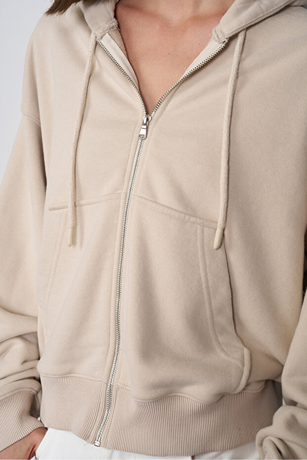 Fermuarlı Hoodie - 3