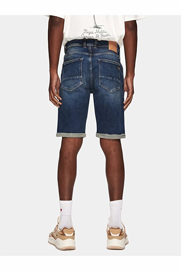 Pantaloni scurți din denim pentru bărbați LANCE TARION Wash 55626 - 3