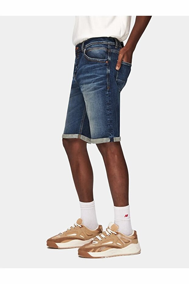 Pantaloni scurți din denim pentru bărbați LANCE TARION Wash 55626 - 4