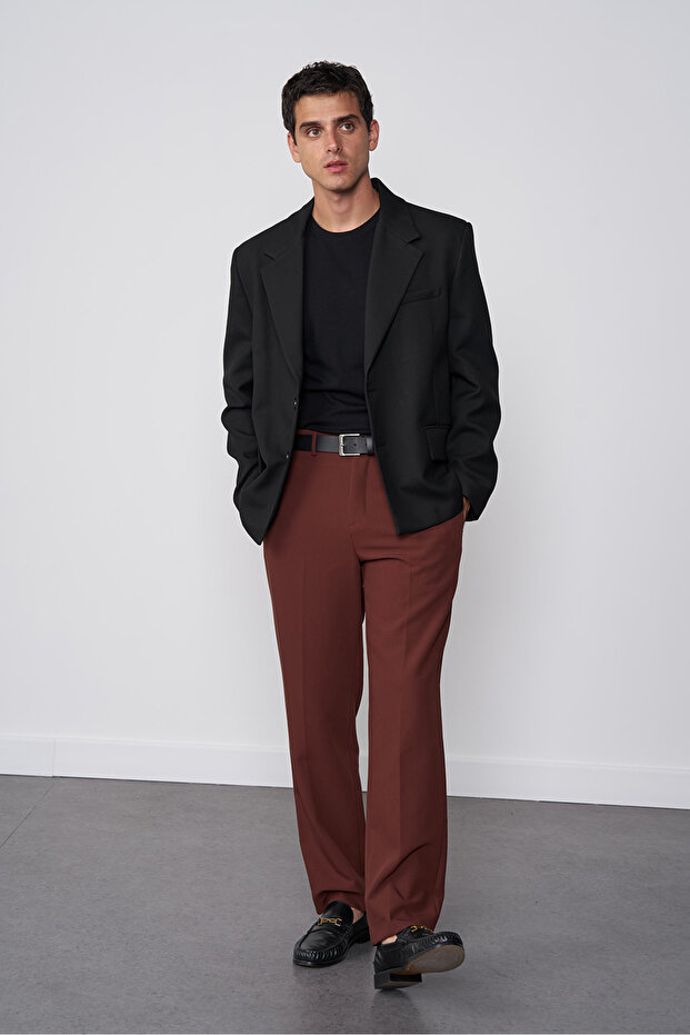 Straight Cut Pantolon - 1