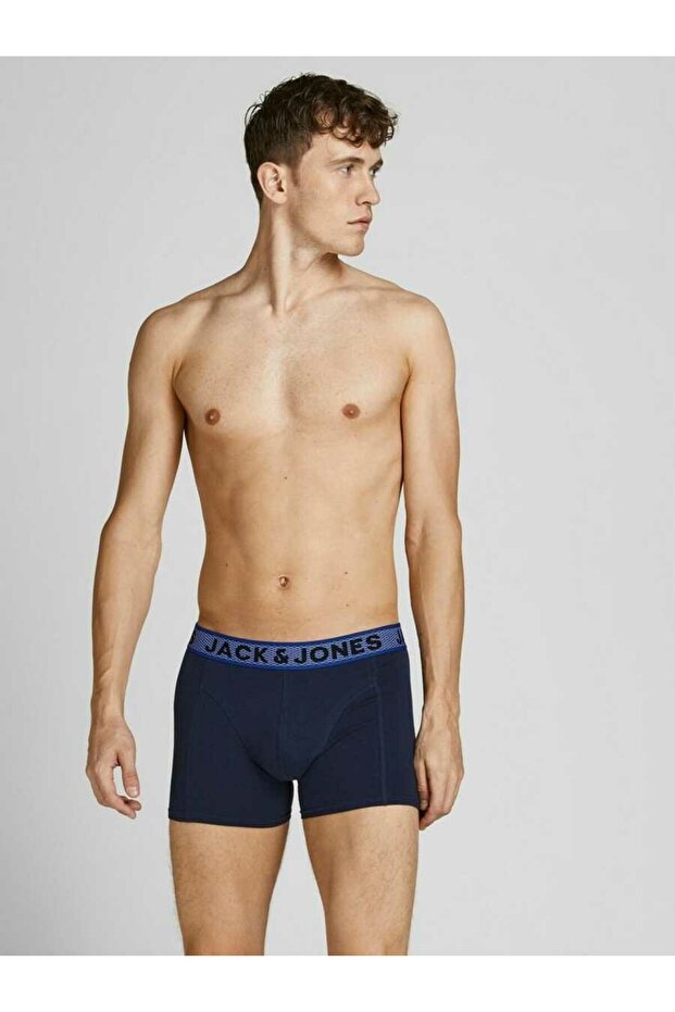 Erkek Siyah Jacian Solid Trunks 3 Pack Boxer 12198233-Black - 5