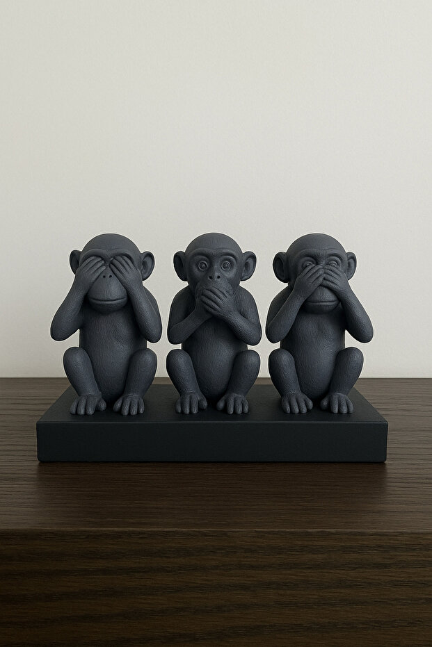 Üç Maymun Figürü - 1