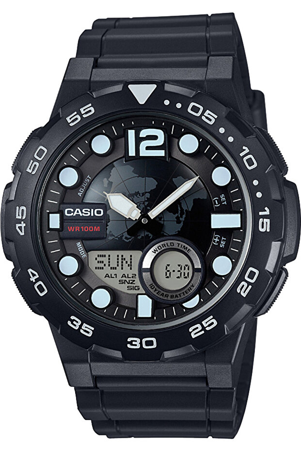 AEQ-100W-1AVDF ERKEK KOL SAATİ - 2