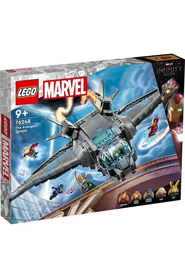 Marvel Avengers Quinjeti 76248 - Creative Toy Building Set for Ages 9 and Up (795 Pieces)