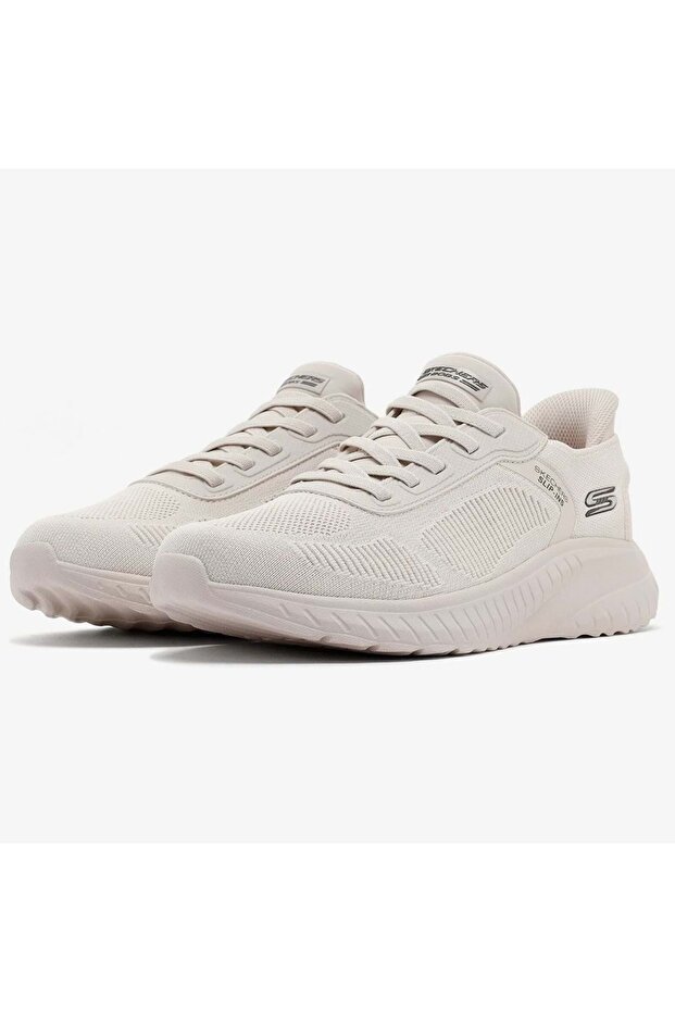 Bobs Squad Chaos Solıd Step Slip-İns 118312 Erkek Spor Ayakkabı BEJ - 3