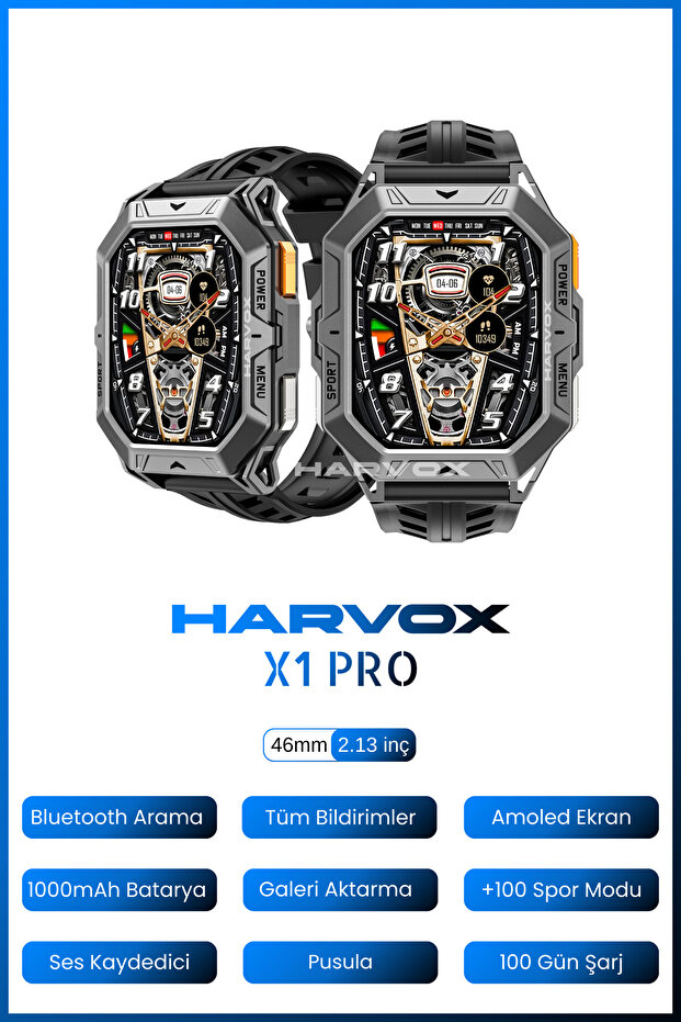 Watch X1 Pro Akıllı Saat Iphone Ve Android Tüm Telefonlara Uyumlu - 1