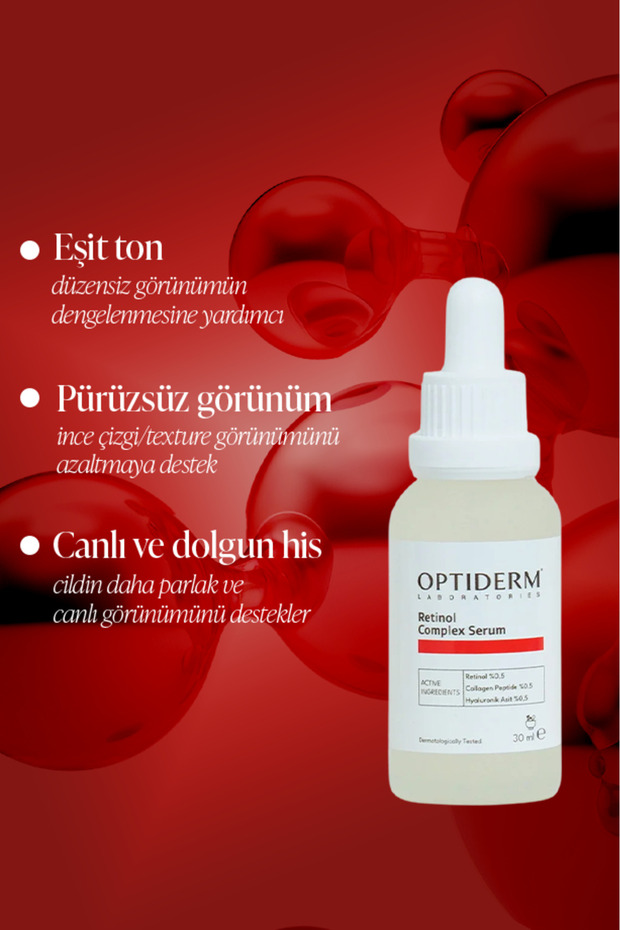 Kırışıklık Karşıtı ve Doku Yenileyici Serum Retinol Complex Serum (30 ml) - 3