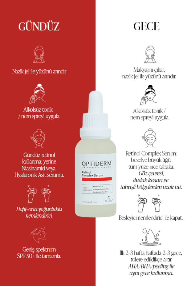 Kırışıklık Karşıtı ve Doku Yenileyici Serum Retinol Complex Serum (30 ml) - 4