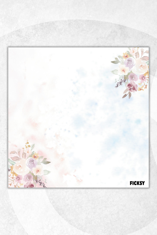 Flower Memo Pad - 9*9 cm Size - 50 Sheets - Notepad - Memopad - Note Paper - to Do List - Notebook - 1