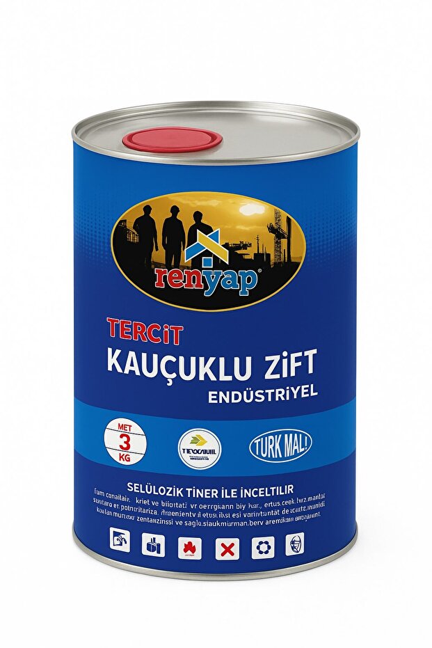 Zift Kauçuklu 3 Kg Gri Renk - 1