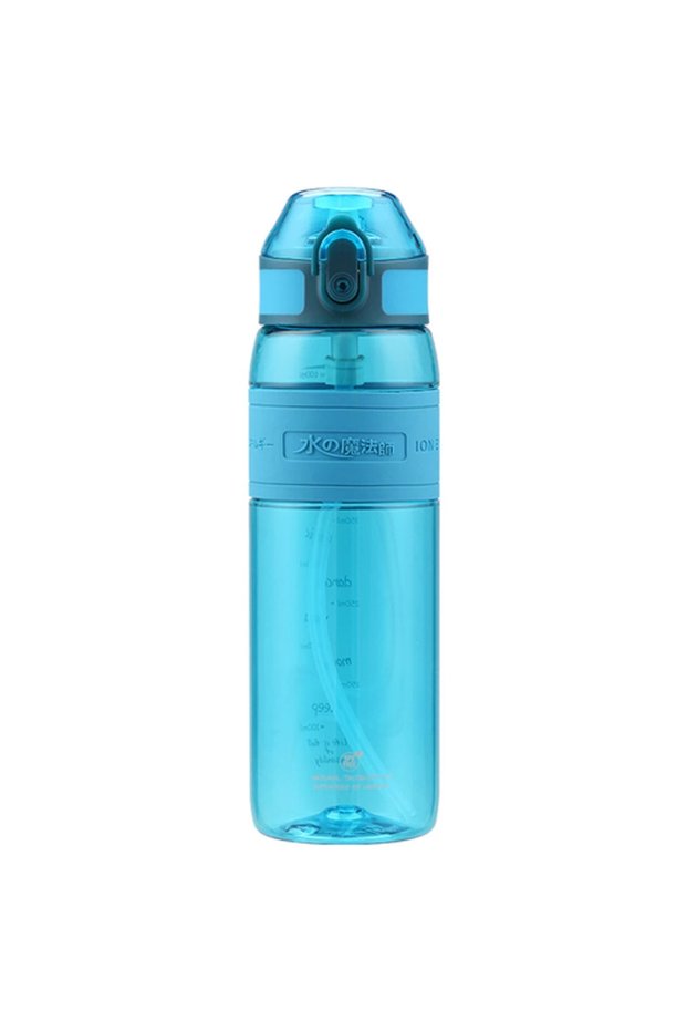 Tritan Water Bottle with Straw 4106 600 ml Ocean Blue
