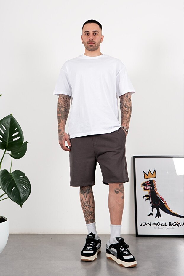 Street Style Erkek Şort US3391KH - 2