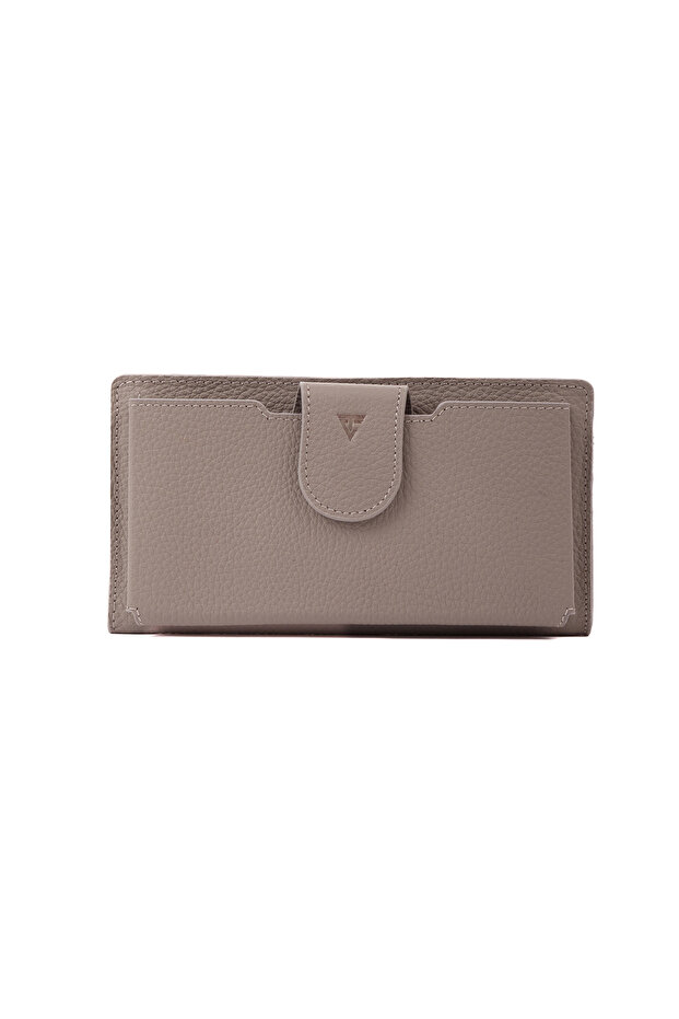 Genuine Leather Women's Wallet, with Phone Compartment | Viva 3216 Mink