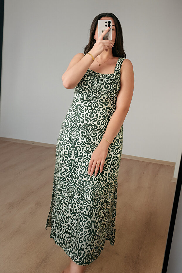 Ethnic Pattern Summer Dress - 3