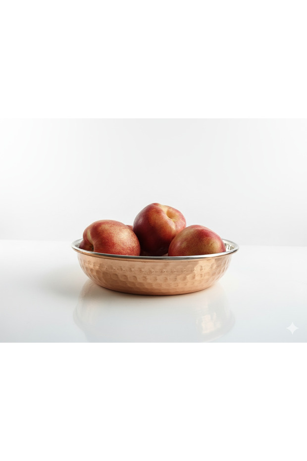 Bakır Salata/Yemek kasesi 19 CM - 1