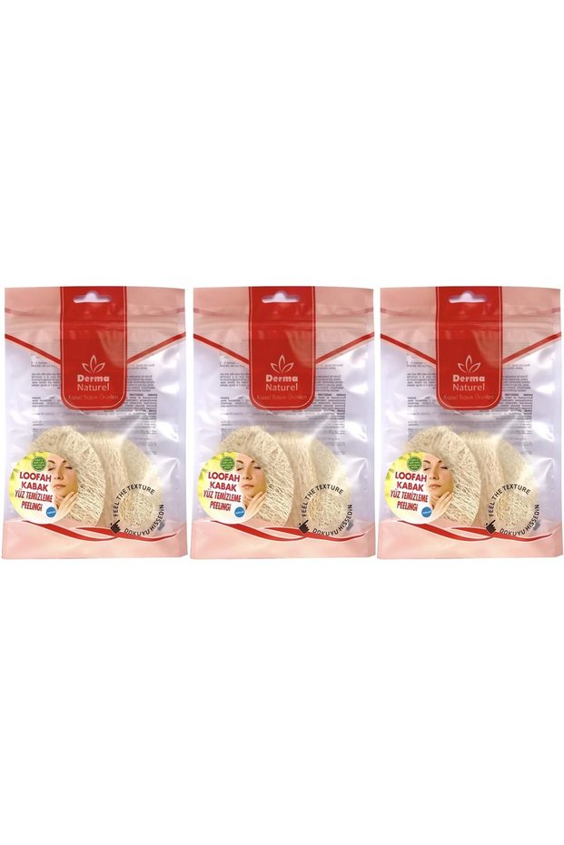 Loofah Facial Cleansing (and for Blackheads) Peeling Ms-06 (Set of 3)