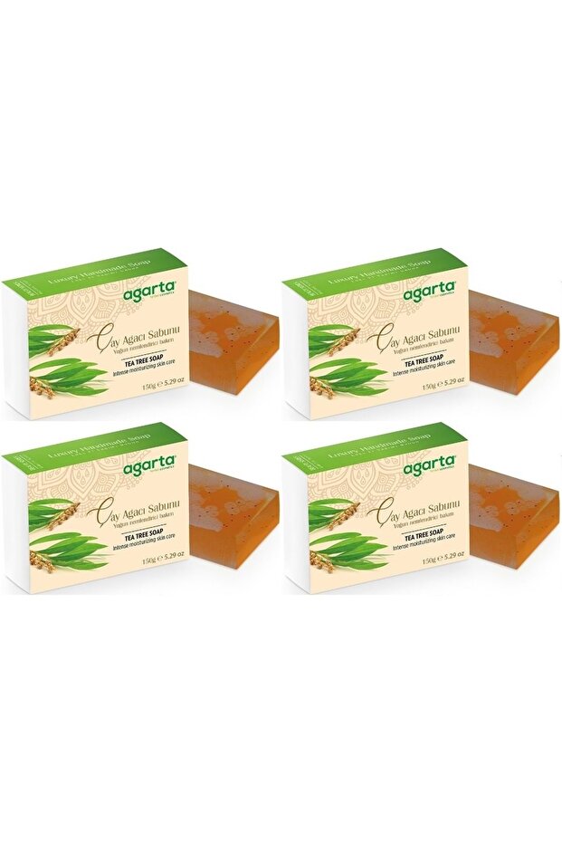 Handmade Natural Soap 150Gr Tea Tree (Set of 4)