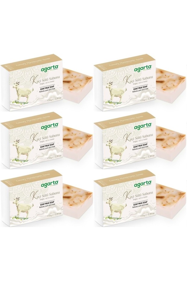 Handmade Natural Soap 150Gr Goat Milk (Set of 6)