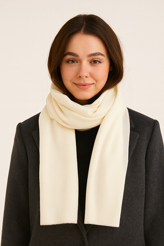 Tek Renk Klasik Atkı - 1