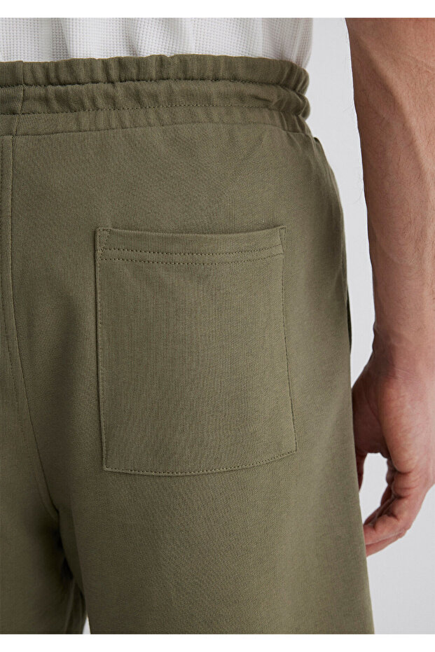 Haki Basic Şort Slim Straight 066935-80769 - 7