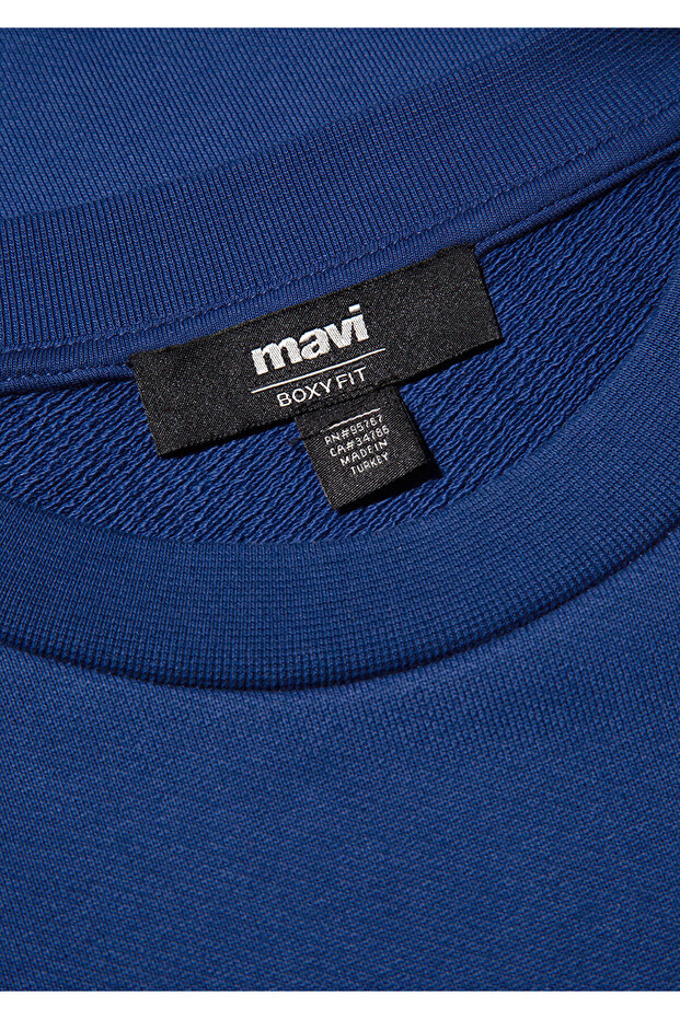 Bisiklet Yaka Basic Sweatshirt 0S10348-70722 - 7