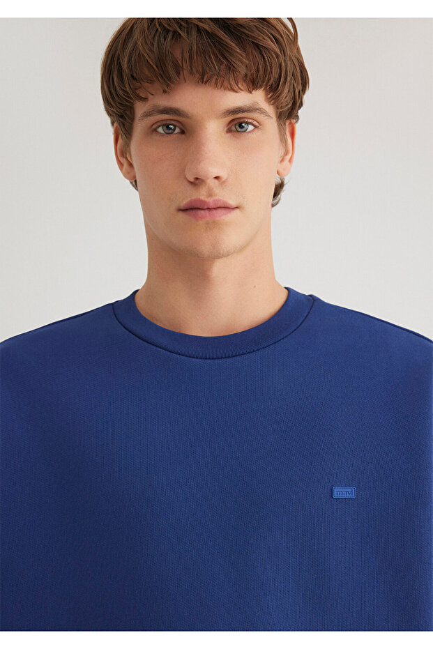 Bisiklet Yaka Basic Sweatshirt 0S10348-70722 - 6