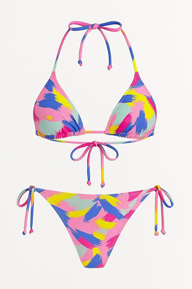 Triangle String Bikini Set - 3