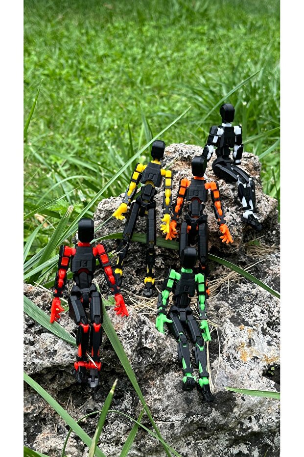 Lucky 13 Aksiyon Figürü Robot Oyuncak 13cm 5'li Set - 1