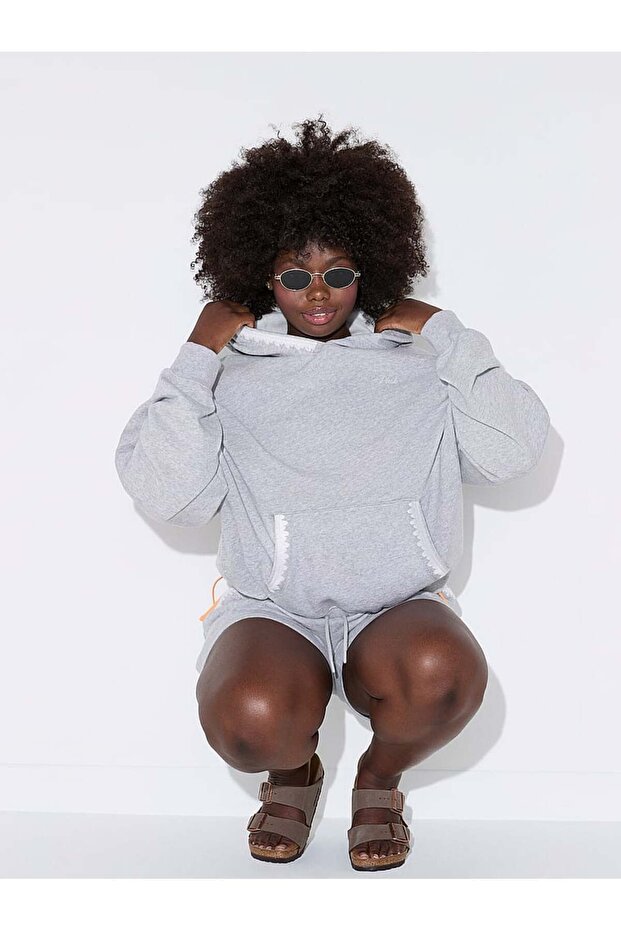 Ivy Kampüs Kapüşonlu Sweatshirt - 4