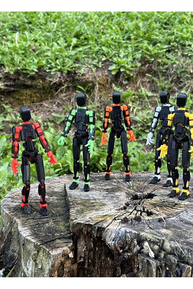 Lucky 13 Aksiyon Figürü Robot Oyuncak 13cm 5'li Set - 5