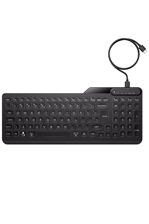 405 Çoklu Cihaz Arka Aydınlatmalı Kablolu Klavye (7N7C1AA) - 1